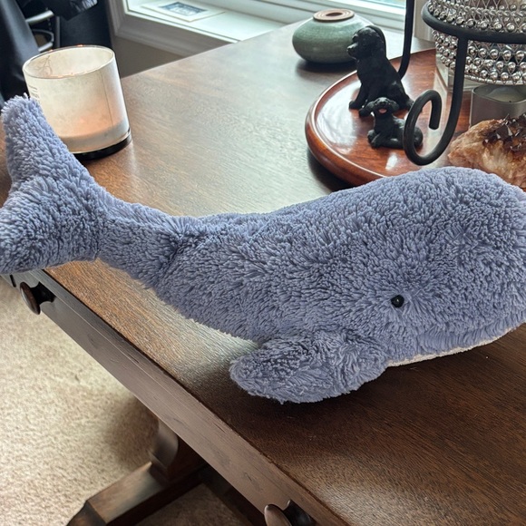 Jellycat Blue Stuffed Whale - Picture 4 of 5